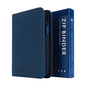 Vault X - 4-Pocket Exo-Tec® Zip Binder - Royal Blue