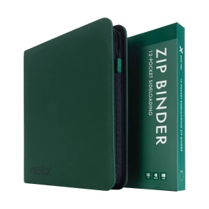 Vault X - 12-Pocket Exo-Tec® Zip Binder - Forest Green