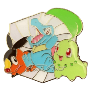 Ascended Heroes: Tepig, Totodile & Chikorita Pin
