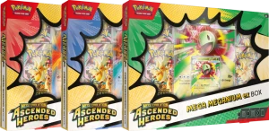 ZESTAW - Pokémon TCG: Mega Evolution - Ascended Heroes - Meganium ex / Emboar ex Box / Feraligatr ex Box