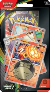 Pokémon TCG: Mega Evolution - Perfect Order - Premium Checklane Blister - Cinderace/Raboot/Scorbunny