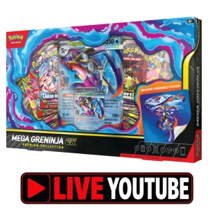 LIVE YOUTUBE - Mega Greninja ex Premium Collection