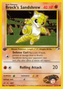 Brock's Sandshrew (GH 71) 1st