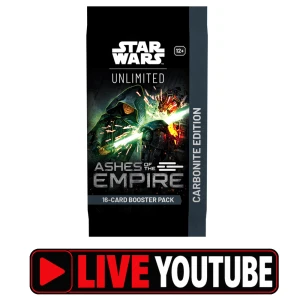 LIVE YOUTUBE Star Wars: Unlimited Card Game - Ashes of the Empire - Carbonite Booster