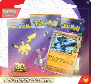Pokemon TCG: 30th Celebration - Tech Sticker Collection - Lucario