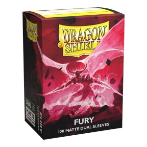 Dragon Shield - Standard Size Dual Matte Sleeves (100 Sleeves) - Fury