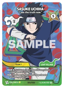 Sasuke Uchiha 126/140 numbered 434/500