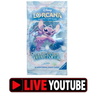 LIVE YOUTUBE - Disney Lorcana TCG: Winterspell - S11 - Booster