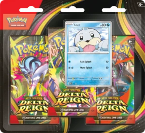 [PREORDER] Pokemon TCG: Mega Evolution - Delta Reign - 3-Pack Blister
