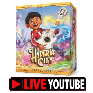 LIVE YOUTUBE - Disney Lorcana TCG - Hyperia City set 14 - Prerelease Pack
